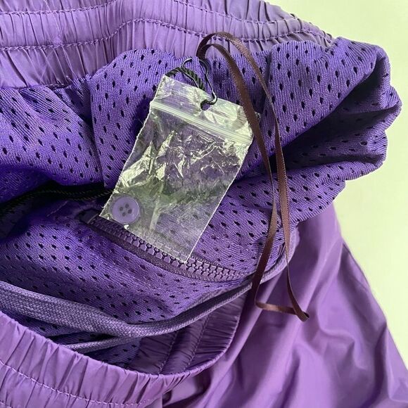 LF the Brand Windpant Joggers Purple Red Zip 80s - Picture 5 of 8